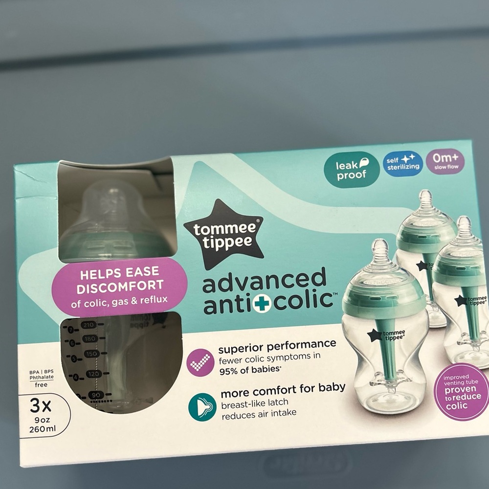 Baby bottles advanced anti colic
